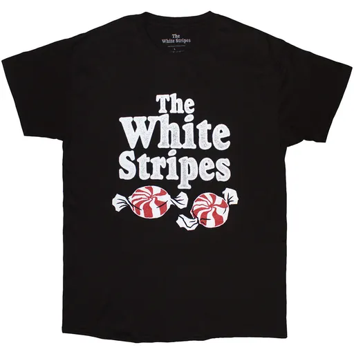 The White Stripes tričko Peppermints Čierna S