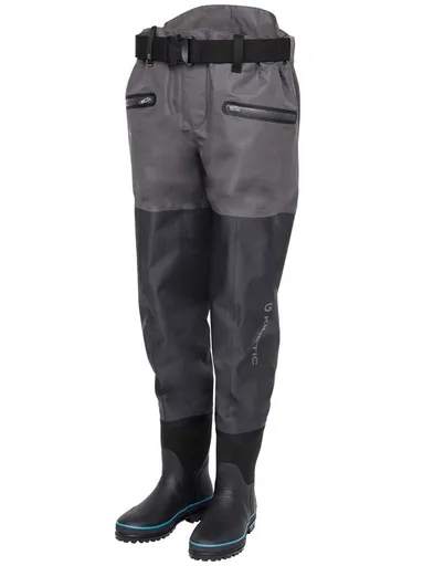 Kinetic brodíiace nohavice x5 waist boot foot boulder grey - 46/48