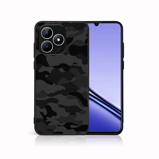 MY ART Ochranný kryt pre Realme Note 50 BLACK CAMO (234)