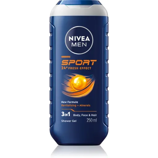 NIVEA MEN Sport sprchový gél s minerálmi pre mužov 250 ml