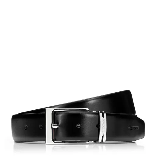 Pánsky kožený opasok – hladký opasok z prírodnej kože pre nadčasový štýl 101-8M-210-1S