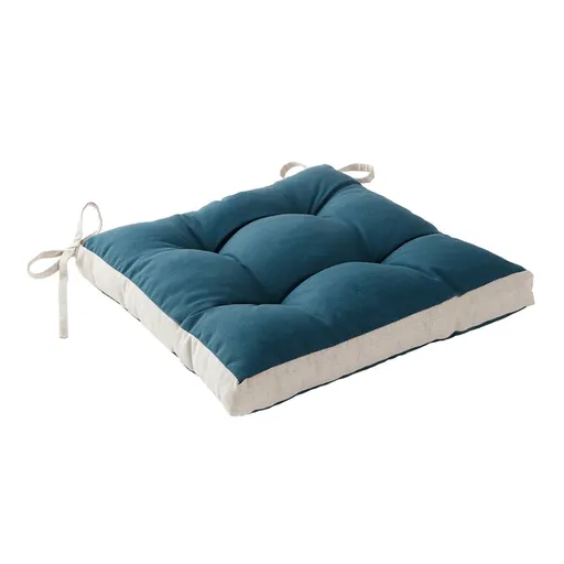 Súprava 2 dvojfarebných sedákov na stoličku