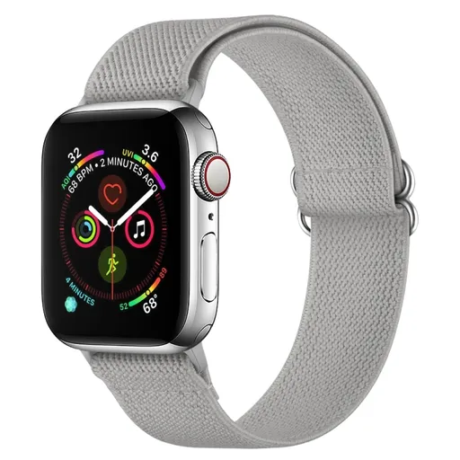 NYLON Remienok pre Apple Watch Ultra 1 / 2 / 3 (49mm) / 9 / 8 / 7 (45mm) šedý