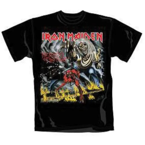 Iron Maiden tričko Number of the Beast Čierna XL