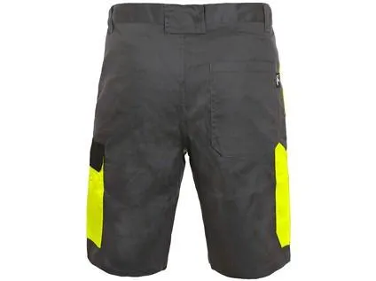 Kraťasy CXS PHOENIX ZEFYROS, pánske, šedo-žlté, veľ. 64