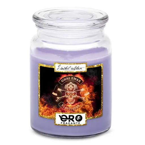 Sviečka Ohňu zmar (Vôňa sviečky: Levanduľa)