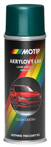 AUTOSPREJ ŠKODA - Metalíza na auto v spreji AC9595 - zelená smaragdová 0,2 L