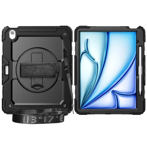 SOLID 360 Odolný obal pre Apple iPad Air 13 2025 / Air 13 2024 čierny