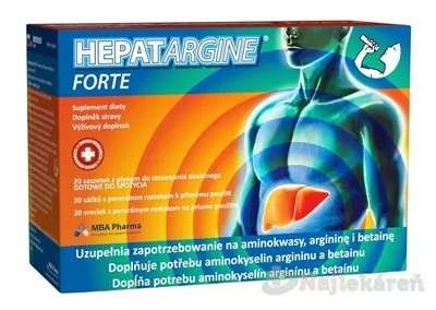 HEPATARGINE Forte vrecká s perorálnym roztokom 20x5ml