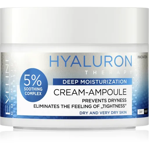 Eveline Cosmetics Cream-Ampoule Hyaluron intenzívne hydratačný krém 50 ml