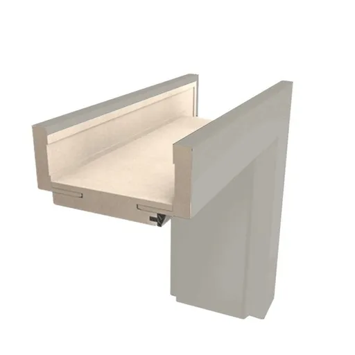 Obložková zárubňa Naturel 60 cm pre hrúbku steny 12-14 cm kašmír matný pravá O3KAS60P