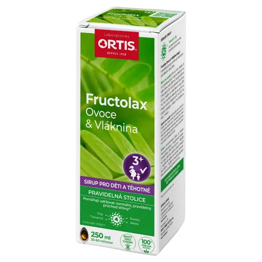 ORTIS Fructolax Sirup pre deti 250 ml
