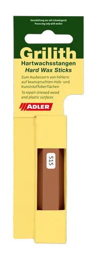 GRILITH HARTWACHSSTANGEN - Tvrdé voskový tyčinky na opravu chýb dreva 515 - čerešňa svetlá, 1 ks