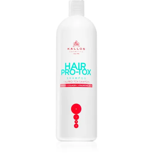 Kallos Hair Pro-Tox šampón s keratínom pre suché a poškodené vlasy 1000 ml