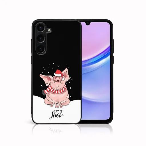 MY ART Kryt s vianočným dizajnom Samsung Galaxy A16 / A16 5G LET IT SNOW (075)