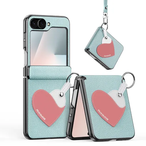 DUX LUVY Obal so šnúrkou pre Samsung Galaxy Z Flip7 FE 5G / Flip6 5G LOVE