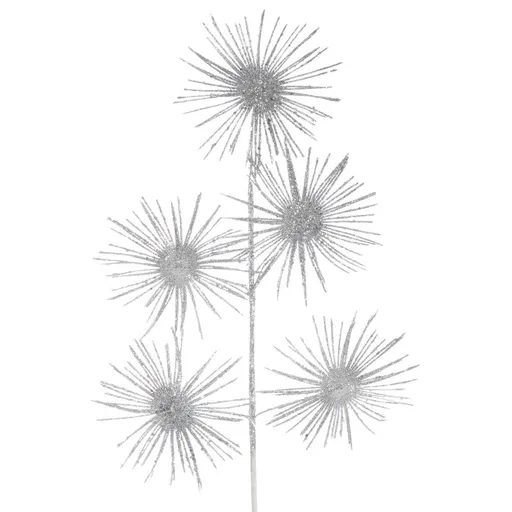 ArtFir Vianočná vetvička 46B | strieborná 43 cm