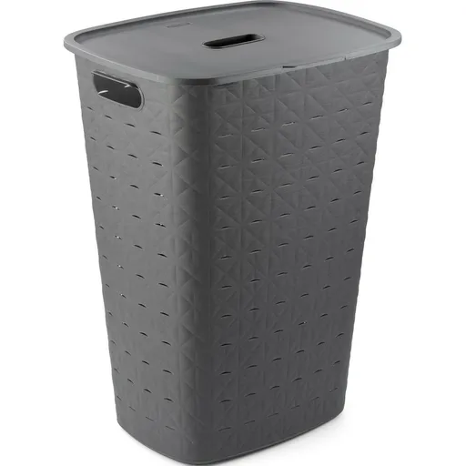 Curver Kôš na špinavú bielizeň Softex 56 l, tmavosivá