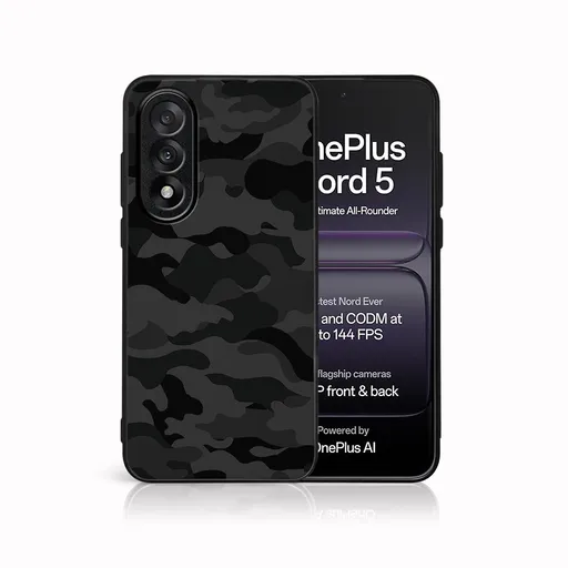 MY ART Ochranný kryt pre OnePlus Nord 5 5G BLACK CAMO (234)