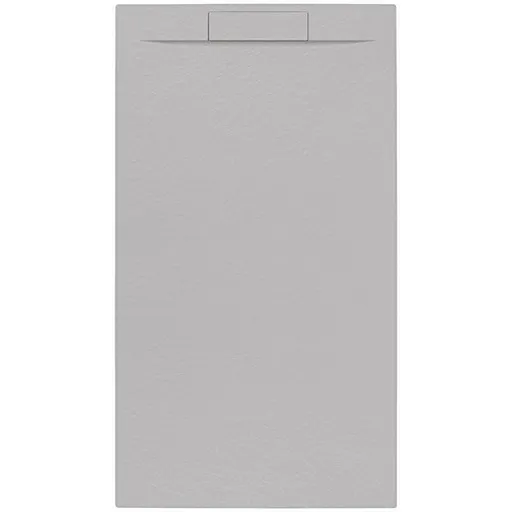 Sprchová vanička obdĺžniková SAT Fusion 140x80 cm liaty mramor gris perla SATFU14080GRP