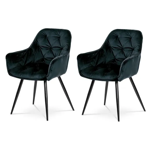 Sada jedálenských stoličiek DCH-421 BK4, 2 ks