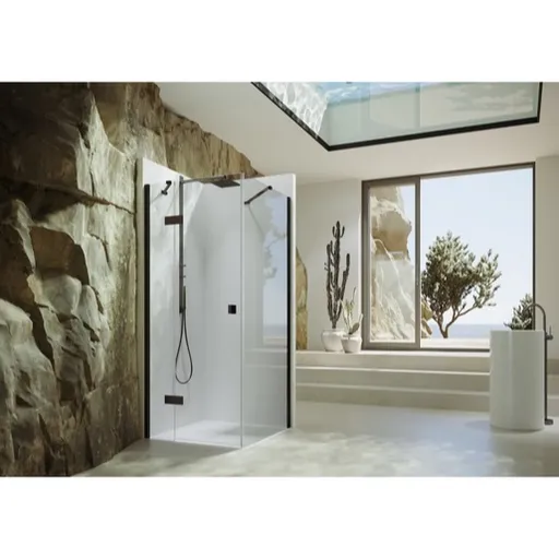 Huppe SolvaPro s nástěnnou lištou bočná stěna pre krídl. dvere solvapro 7T0703.123.322