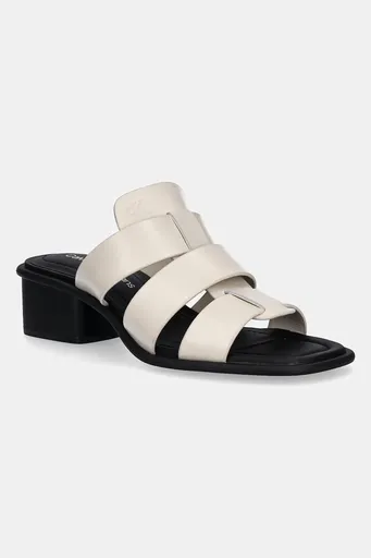 Šľapky Calvin Klein Jeans HEEL SQUARE MG LTH