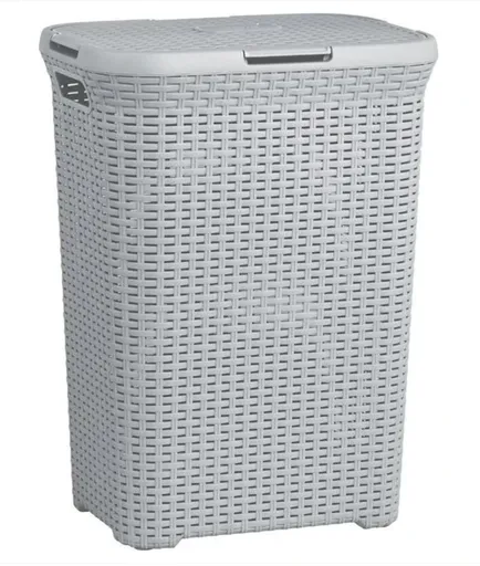 CURVER Kôš na špinavú bielizeň STYLE 60L | svetlosivá