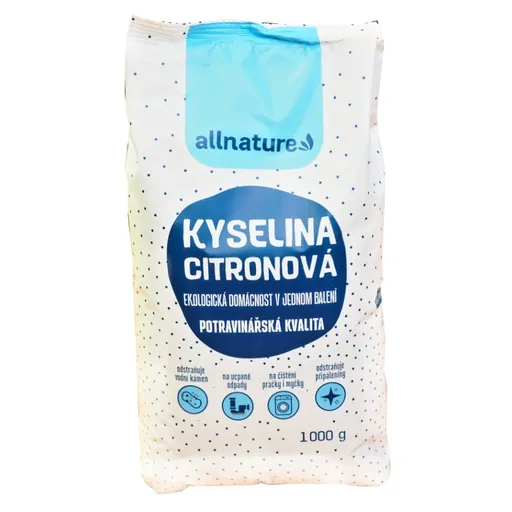 ALLNATURE Kyselina citrónová 1000 g