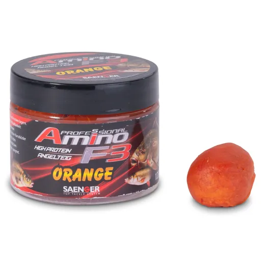 Saenger rybárske cesto amino f-3 120 g - pomaranč