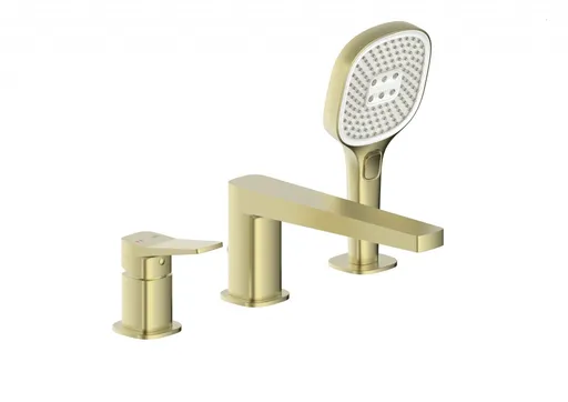 KFA - Batéria Malaga, vaňová, 3-dielna stojaca, PVD brúsené zlato 4525-210-31