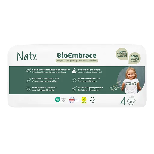 ECO BY NATY Bioembrácia maxi plienky economy pack 7 - 18 kg 44 kusov