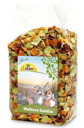 JR FARM zeleninové vločky pre hlodavce 600g