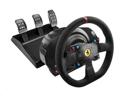Thrustmaster Sada volantu a pedálov T300 Ferrari 599XX EVO Alcantara pre PS3, PS4 a PC (4160652)