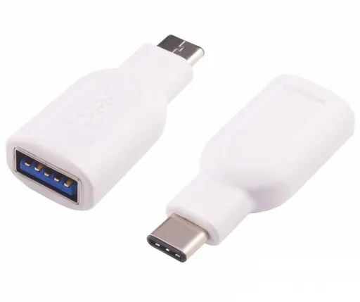 PremiumCord adaptér USB 3.1 konektor C - USB 3.0 A (M/F), OTG, biela