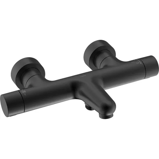 Vaňová batéria Hansa Prisma bez sprchového setu 150 mm čierna matná 5810230133