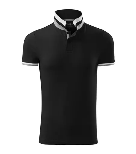 MALFINI Pánska polokošeľa Collar Up - Čierna | XL