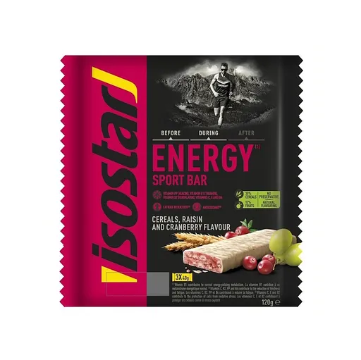 ISOSTAR Energy šport bar tyčinka brusnica 40 g