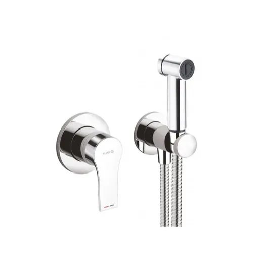 Bidetová batéria Kludi Zenta Sl so sprchovacím setom chróm 489980565