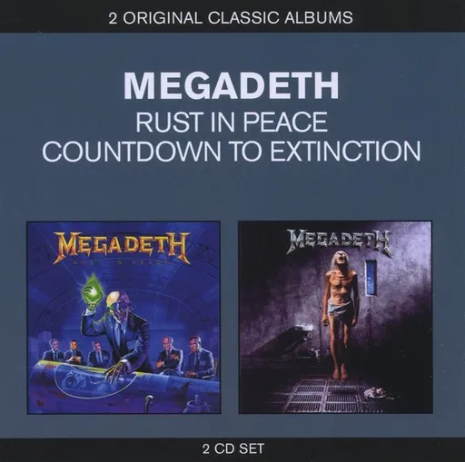 Megadeth, Rust In Peace / Countdown To Extinction (Box Set), CD