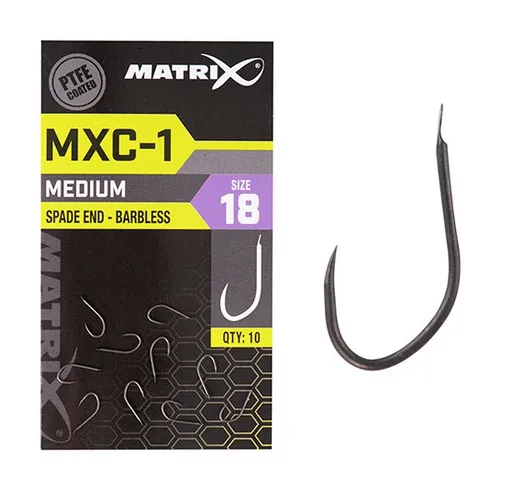Matrix háčiky mxc-1 barbless spade 10 ks - 18