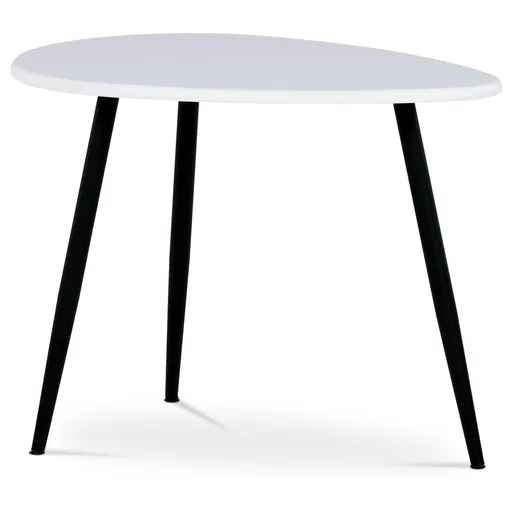 Odkladací stolík 60 x 40 cm, biela, M