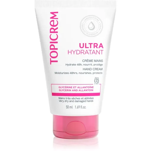 Topicrem UH BODY Ultra-Moisturizing Hand Cream hydratačný krém na suchú a popraskanú pokožku rúk 50 ml