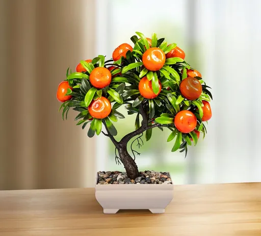 Die moderne Hausfrau Umělá bonsai Pomerančovník