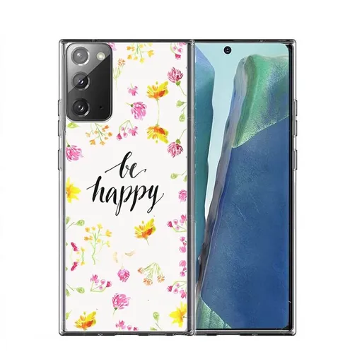 PROTEMIO MY ART Ochranný kryt Samsung Galaxy Note 20 BE HAPPY (019)