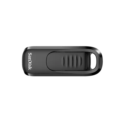 SanDisk Flash Disk 64GB Ultra Slider, USB-C 3.2, Čierna