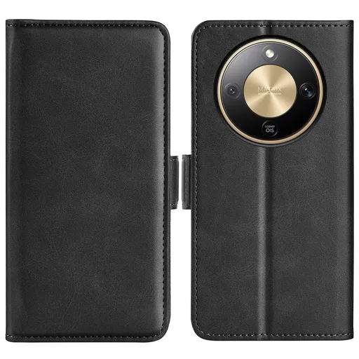 SIDE Peňaženkové puzdro pre Honor Magic8 Lite 5G čierne