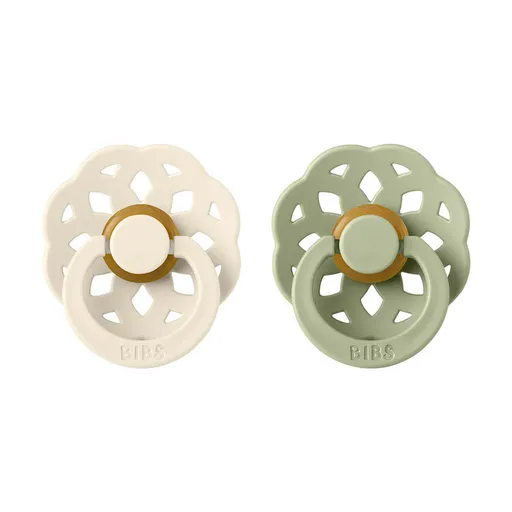 BIBS Boheme cumlíky z prírodného kaučuku 2 ks veľkosť 1, Ivory/Sage,BIBS Boheme cumlíky z prírodného kaučuku 2 ks veľkosť 1, Ivory/Sage