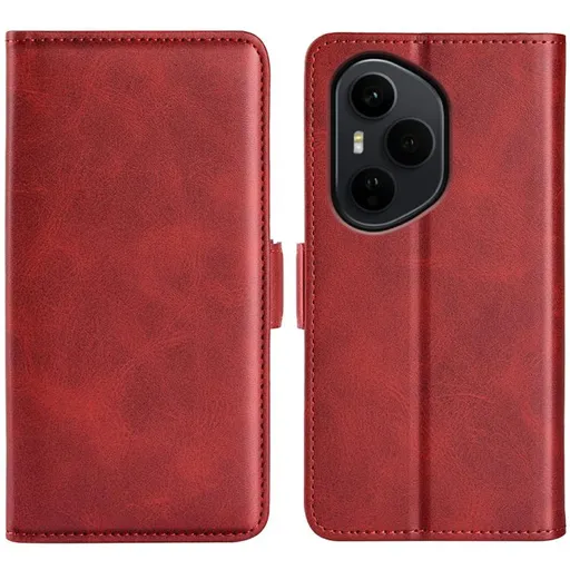 SIDE Peňaženkové puzdro pre Honor 400 Pro 5G červené