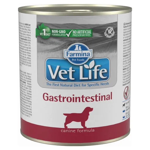 VET LIFE Natural Gastrointestinal konzerva pre psov 300 g